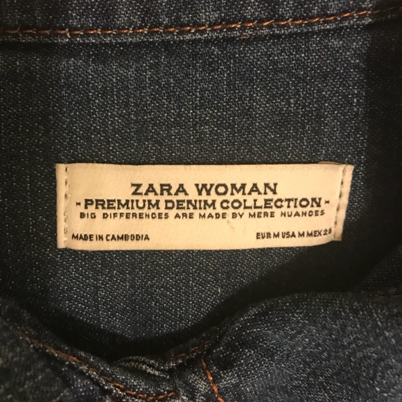 Zara Denim Button Down Shirt - Picture 5 of 5